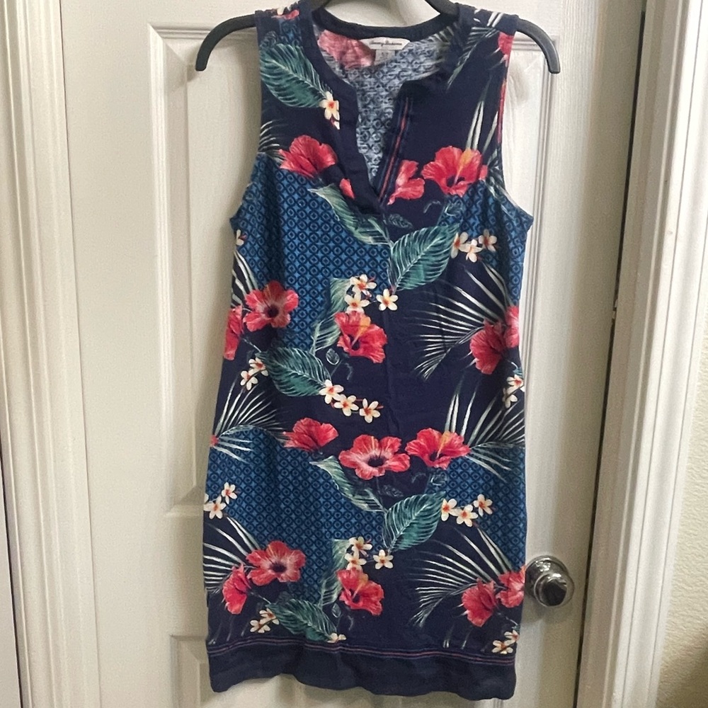 Tommy Bahama Blue and Red Tropical Dresses